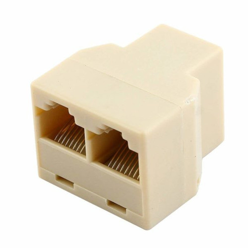 مبدل 1 به 2 شبکه RJ45 مدل B-12 نمای جلو