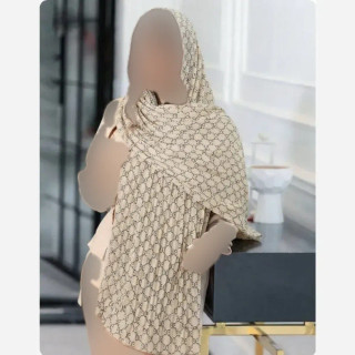 شال حریر پلیسه مجلسی بهاره سایز 200 در 75 سانت